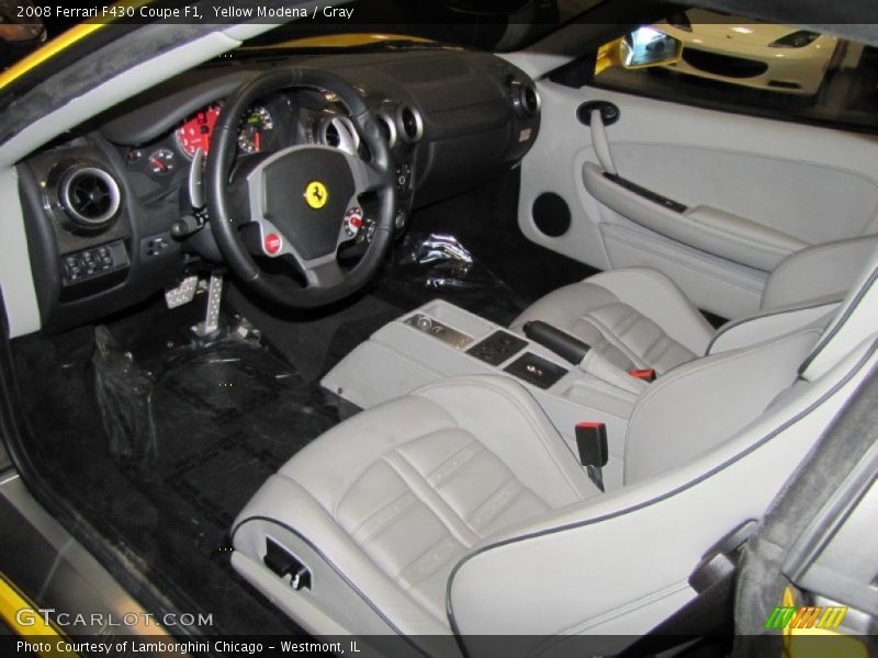 Gray Interior - 2008 F430 Coupe F1 