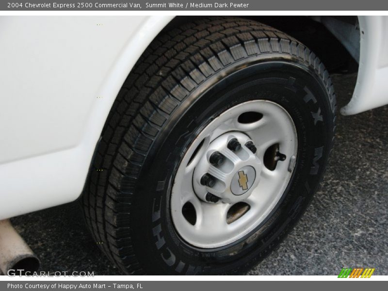 Summit White / Medium Dark Pewter 2004 Chevrolet Express 2500 Commercial Van