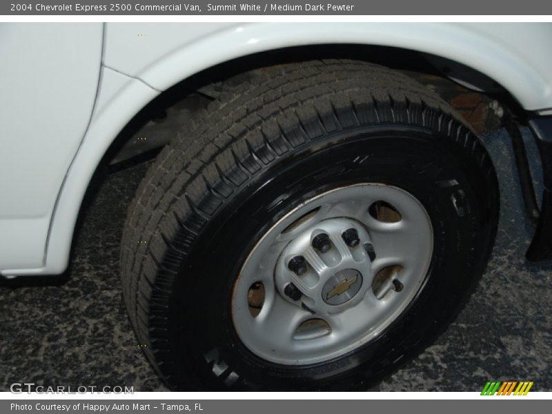 Summit White / Medium Dark Pewter 2004 Chevrolet Express 2500 Commercial Van