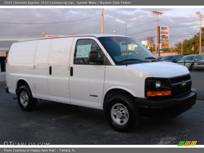 Summit White / Medium Dark Pewter 2004 Chevrolet Express 2500 Commercial Van
