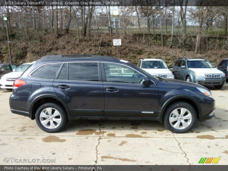 2012 Outback 2.5i Limited Graphite Gray Metallic
