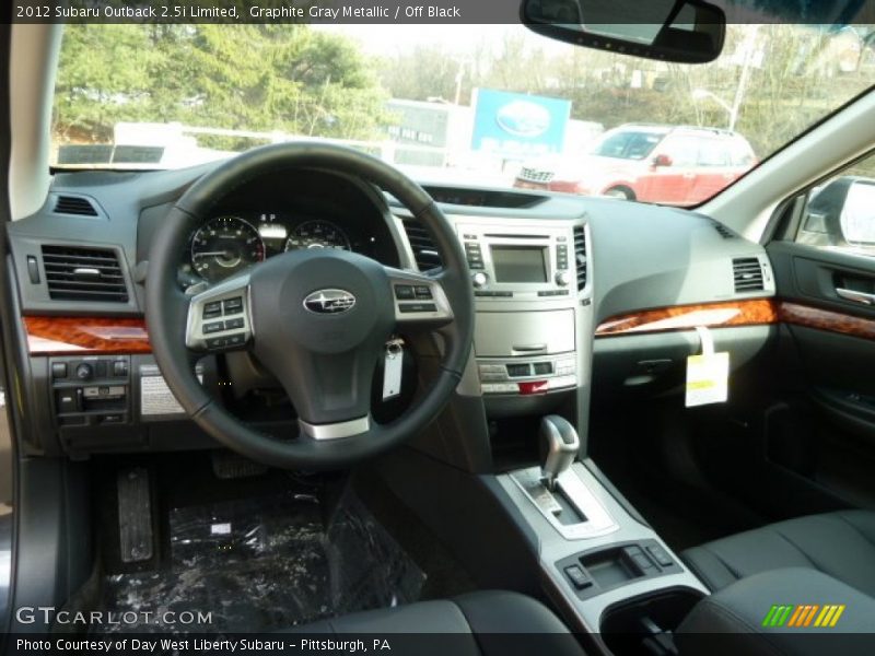 Dashboard of 2012 Outback 2.5i Limited