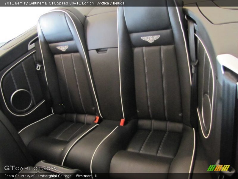 Rear Seat of 2011 Continental GTC Speed 80-11 Edition