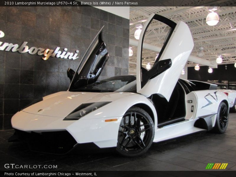  2010 Murcielago LP670-4 SV Bianco Isis (White)