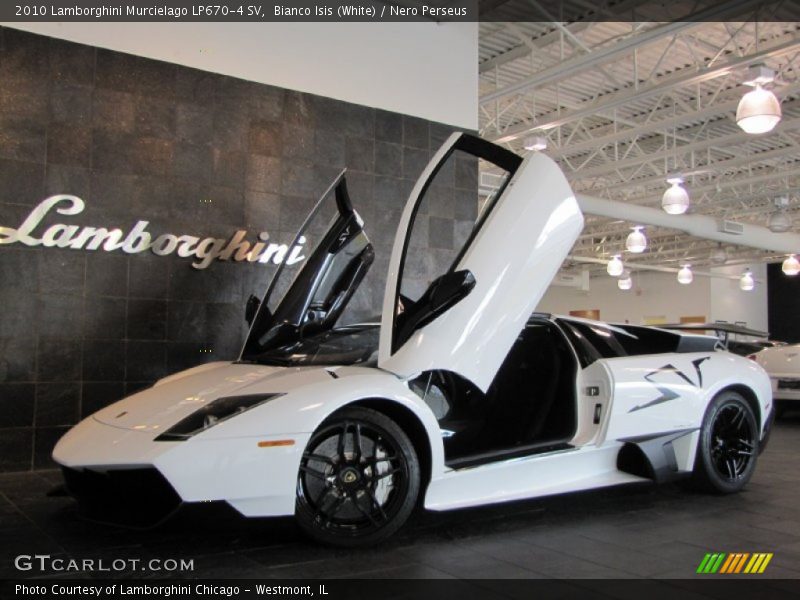 Front 3/4 View of 2010 Murcielago LP670-4 SV