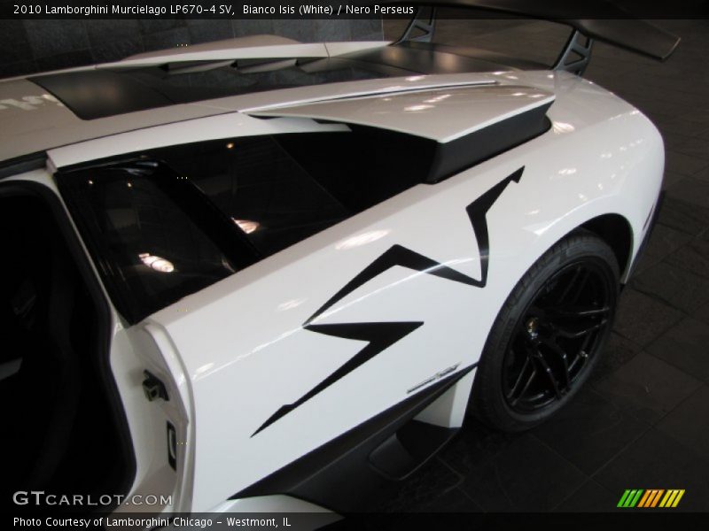 Bianco Isis (White) / Nero Perseus 2010 Lamborghini Murcielago LP670-4 SV