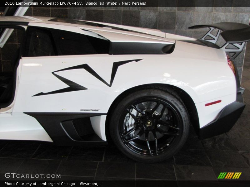 Bianco Isis (White) / Nero Perseus 2010 Lamborghini Murcielago LP670-4 SV