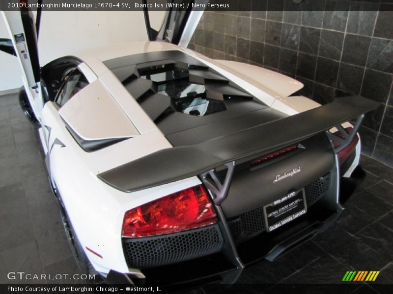 Bianco Isis (White) / Nero Perseus 2010 Lamborghini Murcielago LP670-4 SV