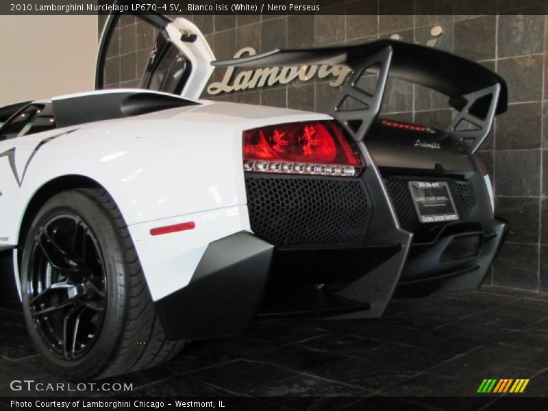 Bianco Isis (White) / Nero Perseus 2010 Lamborghini Murcielago LP670-4 SV