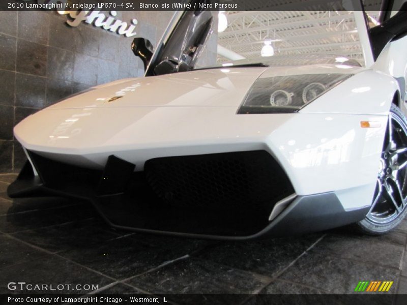 Bianco Isis (White) / Nero Perseus 2010 Lamborghini Murcielago LP670-4 SV