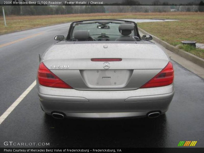 Pewter Metallic / Charcoal 2006 Mercedes-Benz SL 500 Roadster