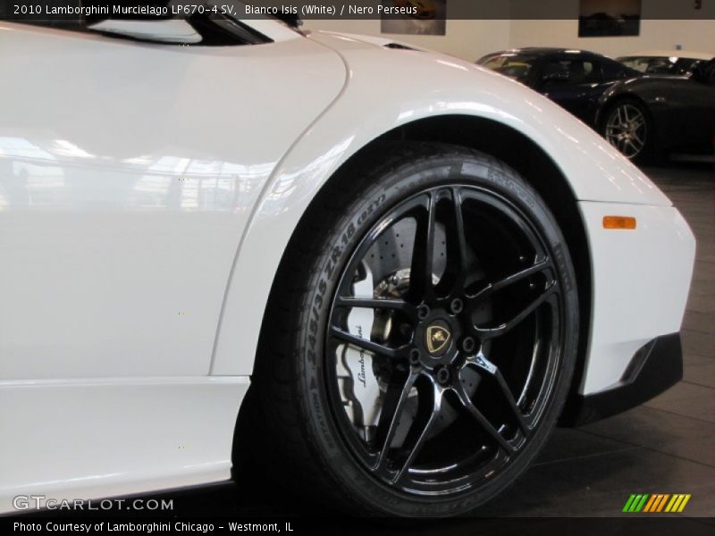 Bianco Isis (White) / Nero Perseus 2010 Lamborghini Murcielago LP670-4 SV