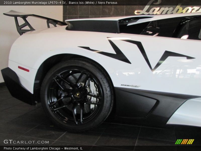 Bianco Isis (White) / Nero Perseus 2010 Lamborghini Murcielago LP670-4 SV