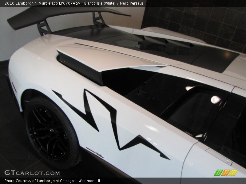 Bianco Isis (White) / Nero Perseus 2010 Lamborghini Murcielago LP670-4 SV