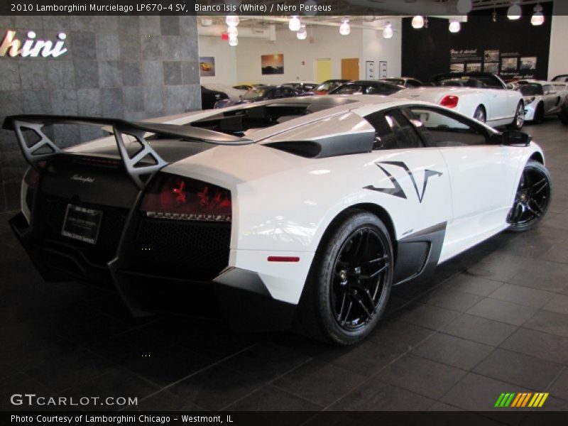 Bianco Isis (White) / Nero Perseus 2010 Lamborghini Murcielago LP670-4 SV