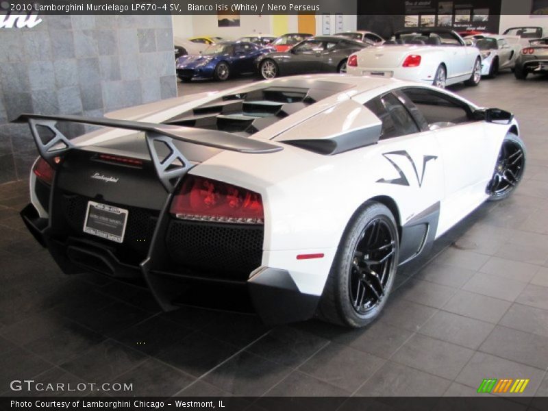 Bianco Isis (White) / Nero Perseus 2010 Lamborghini Murcielago LP670-4 SV