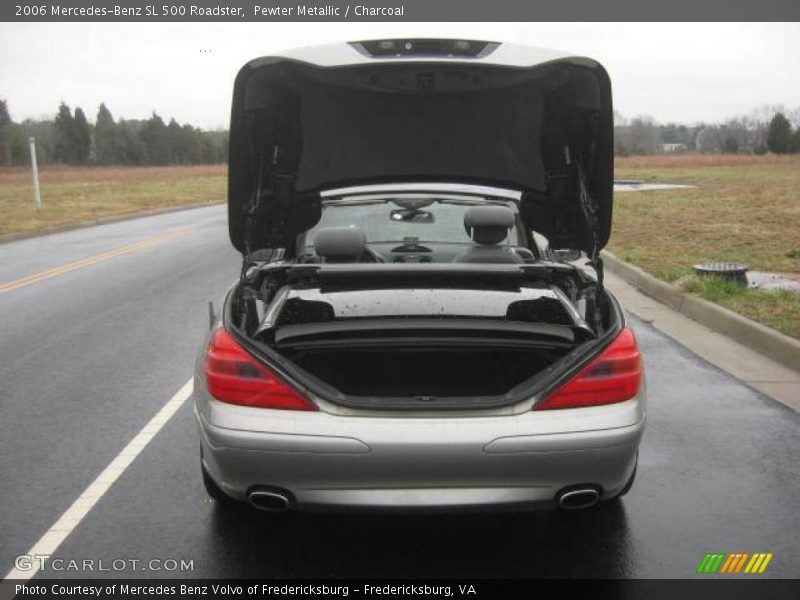 Pewter Metallic / Charcoal 2006 Mercedes-Benz SL 500 Roadster
