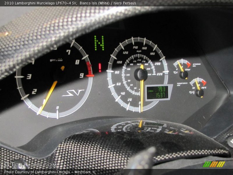  2010 Murcielago LP670-4 SV LP670-4 SV Gauges