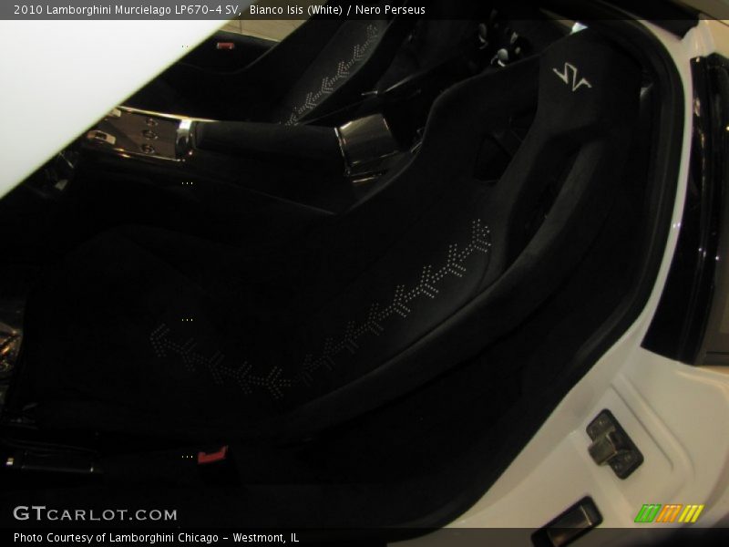 Bianco Isis (White) / Nero Perseus 2010 Lamborghini Murcielago LP670-4 SV