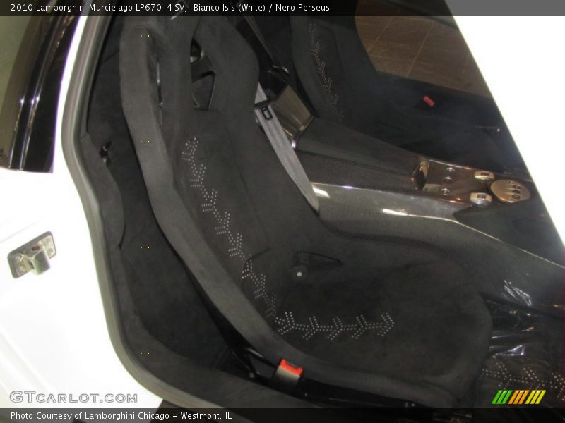 Bianco Isis (White) / Nero Perseus 2010 Lamborghini Murcielago LP670-4 SV