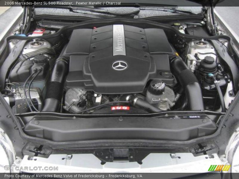Pewter Metallic / Charcoal 2006 Mercedes-Benz SL 500 Roadster