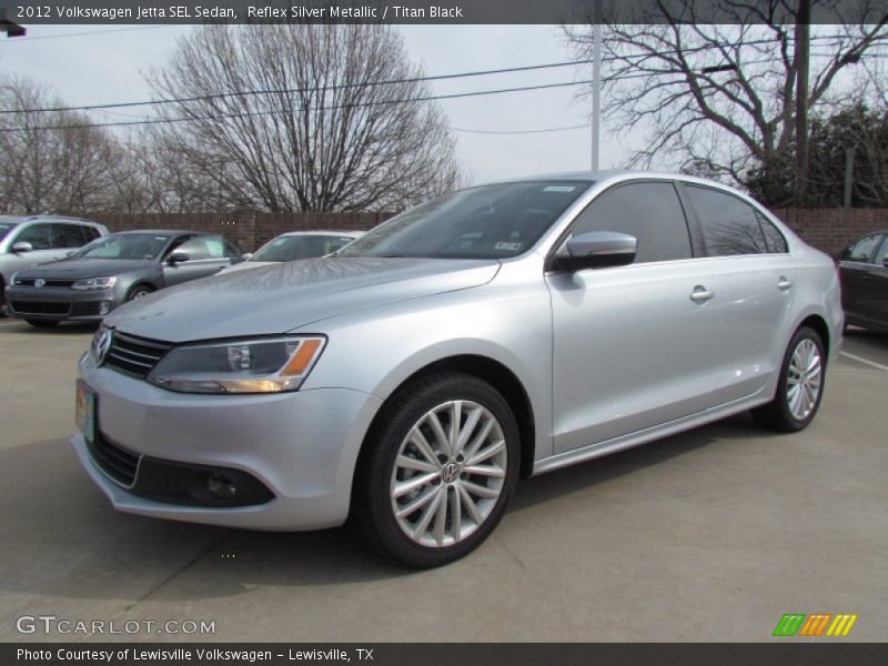 Reflex Silver Metallic / Titan Black 2012 Volkswagen Jetta SEL Sedan