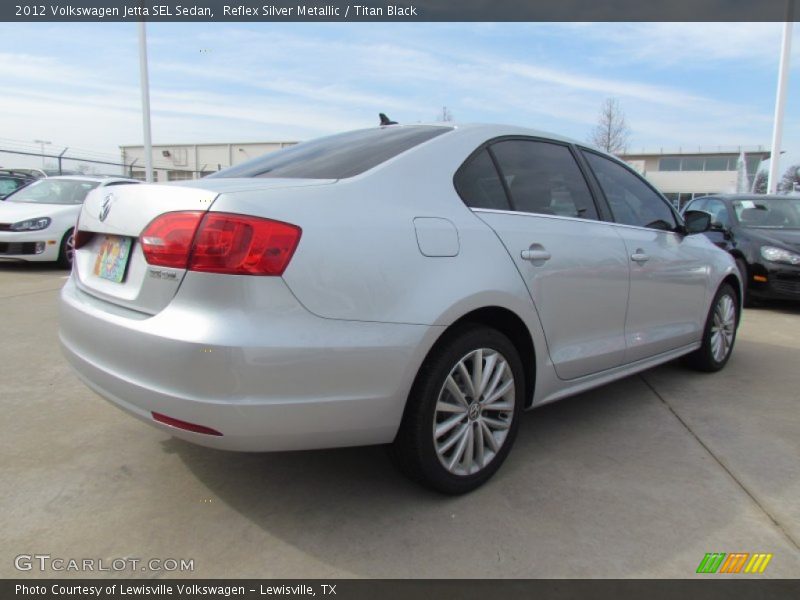 Reflex Silver Metallic / Titan Black 2012 Volkswagen Jetta SEL Sedan