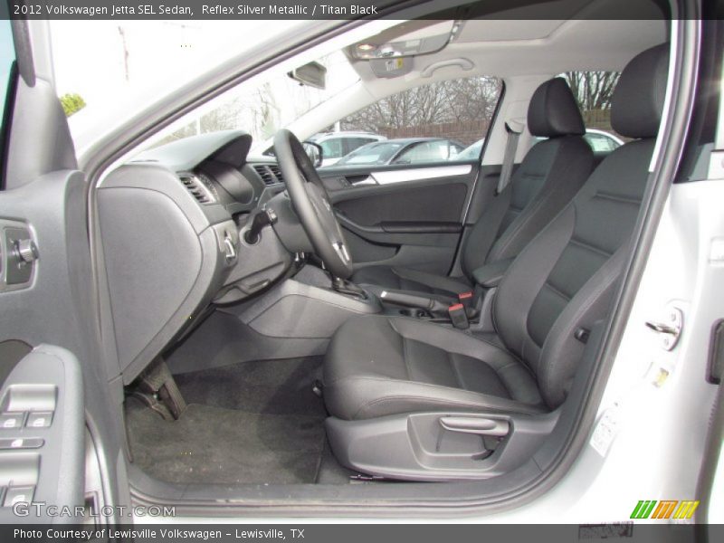 Reflex Silver Metallic / Titan Black 2012 Volkswagen Jetta SEL Sedan