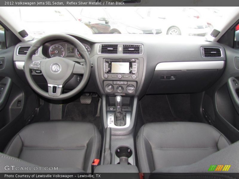 Reflex Silver Metallic / Titan Black 2012 Volkswagen Jetta SEL Sedan