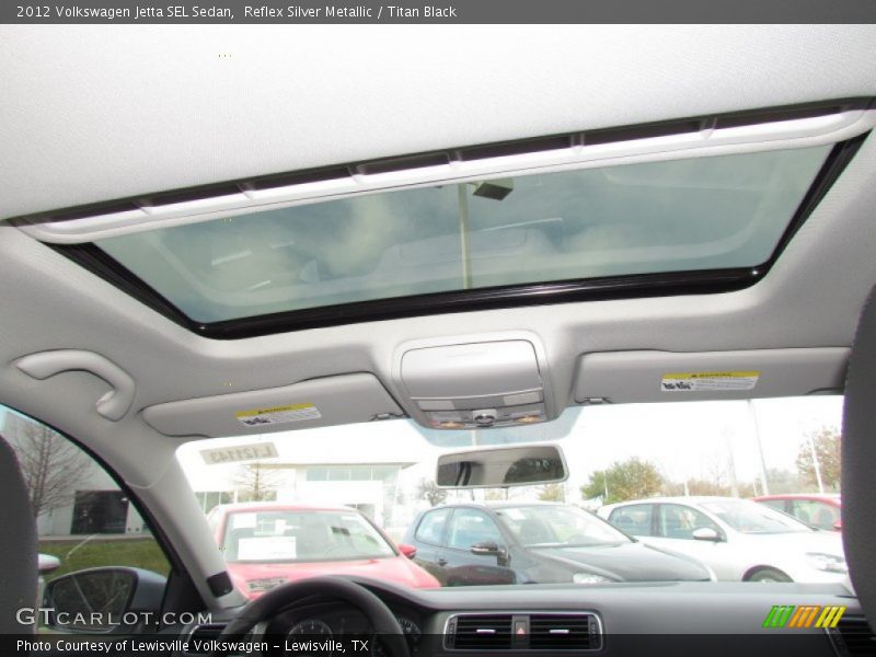 Reflex Silver Metallic / Titan Black 2012 Volkswagen Jetta SEL Sedan