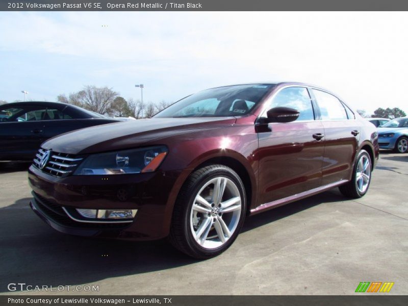 Opera Red Metallic / Titan Black 2012 Volkswagen Passat V6 SE
