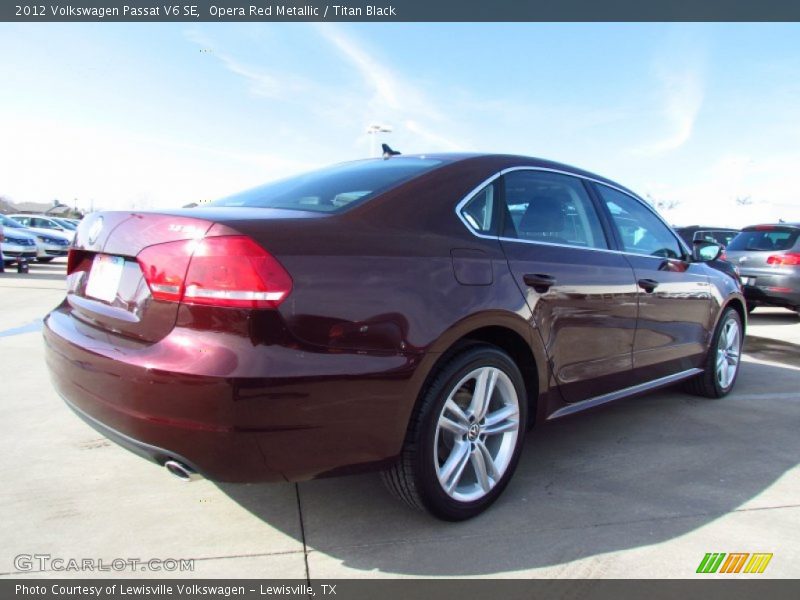 Opera Red Metallic / Titan Black 2012 Volkswagen Passat V6 SE