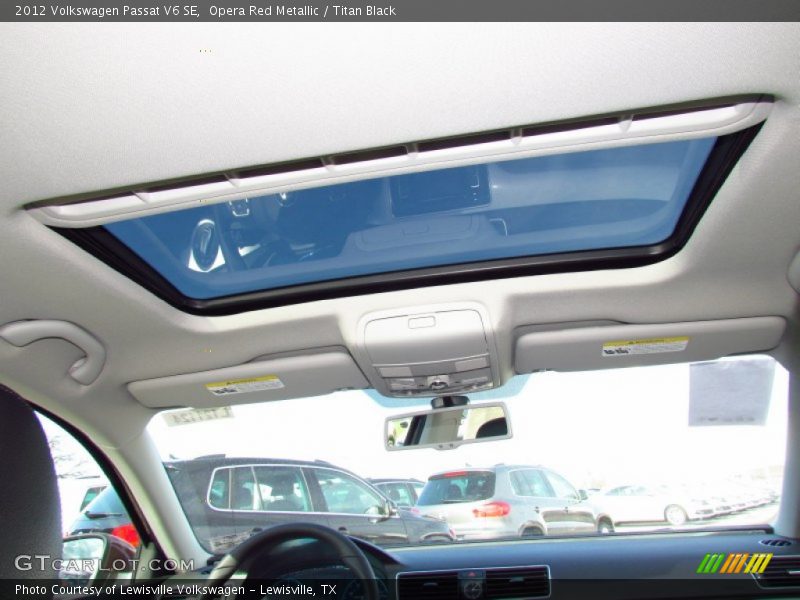 Opera Red Metallic / Titan Black 2012 Volkswagen Passat V6 SE