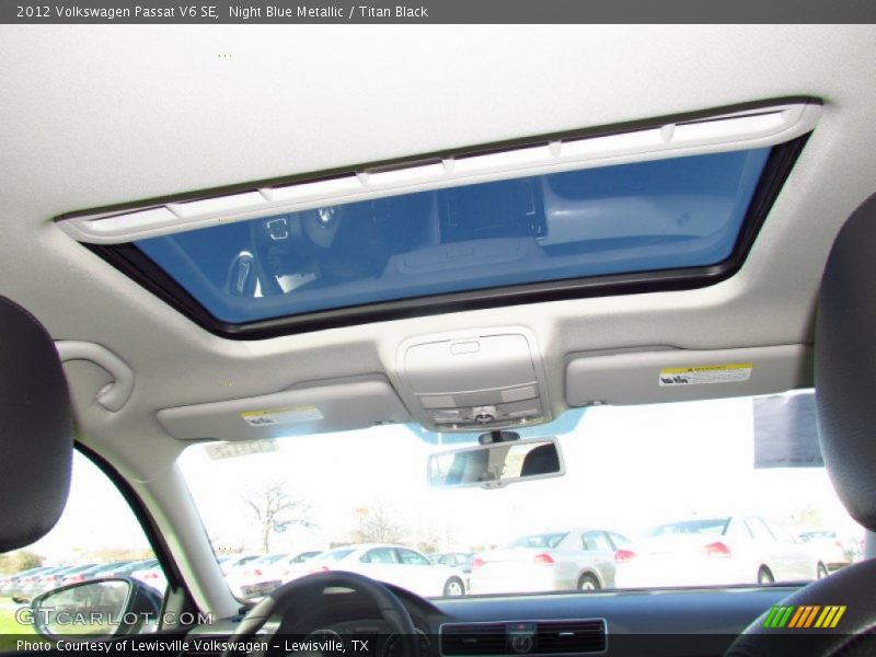 Night Blue Metallic / Titan Black 2012 Volkswagen Passat V6 SE