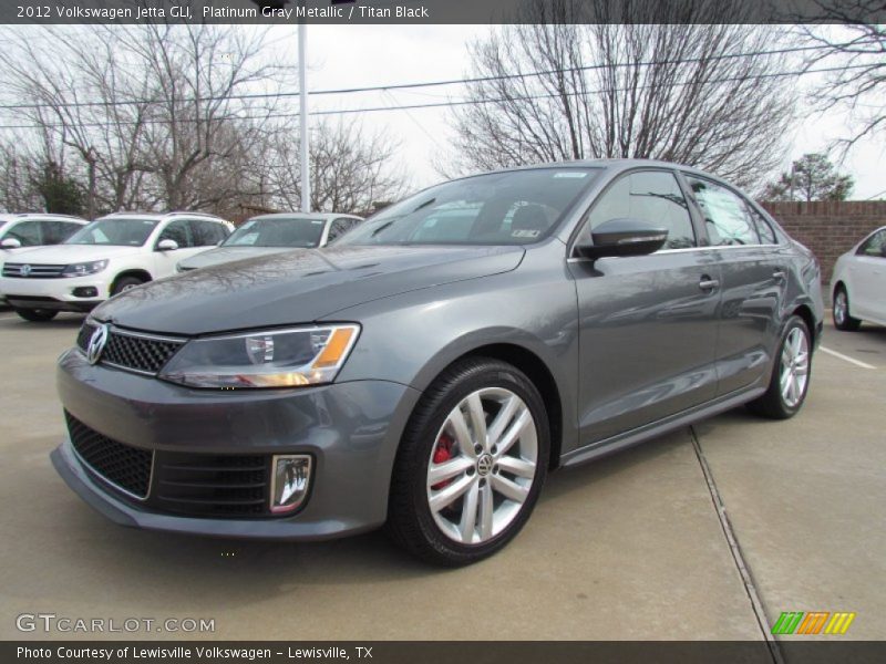 Platinum Gray Metallic / Titan Black 2012 Volkswagen Jetta GLI