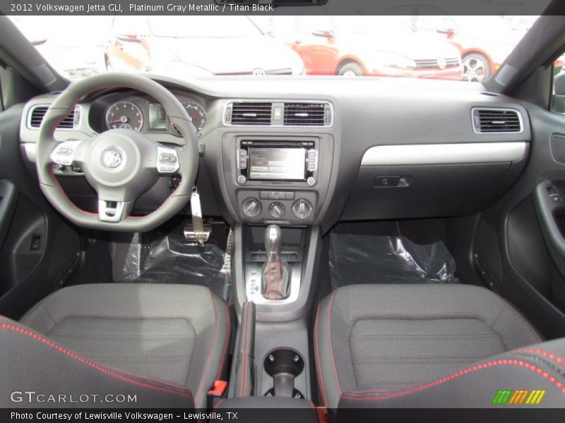 Platinum Gray Metallic / Titan Black 2012 Volkswagen Jetta GLI
