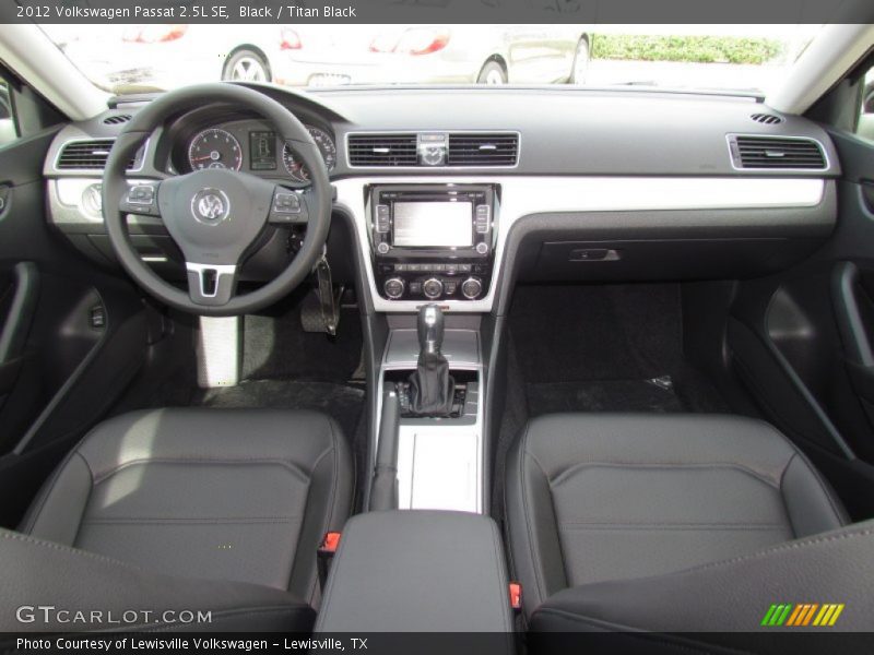 Black / Titan Black 2012 Volkswagen Passat 2.5L SE