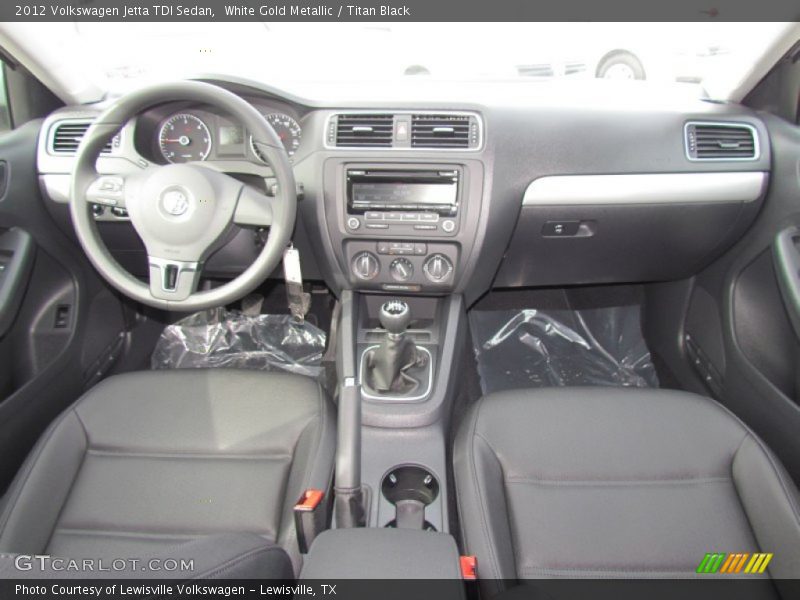 White Gold Metallic / Titan Black 2012 Volkswagen Jetta TDI Sedan
