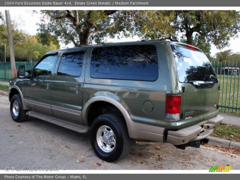 Estate Green Metallic / Medium Parchment 2004 Ford Excursion Eddie Bauer 4x4