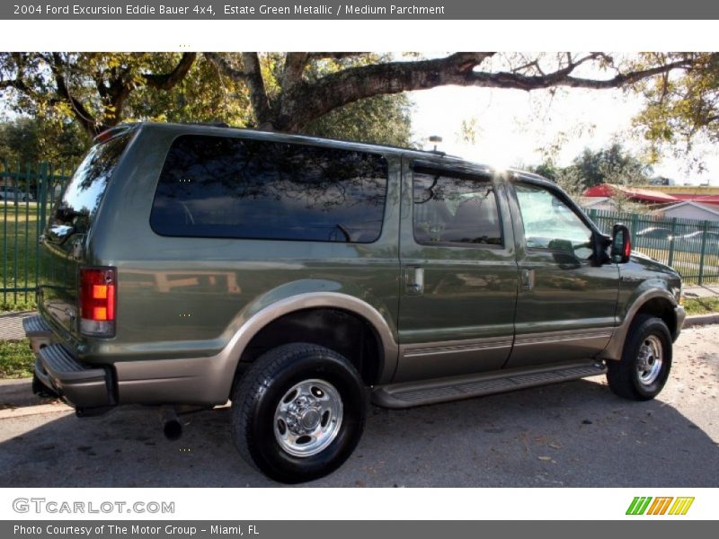 Estate Green Metallic / Medium Parchment 2004 Ford Excursion Eddie Bauer 4x4