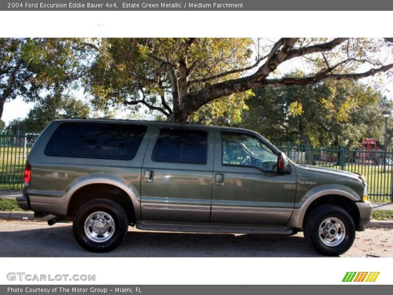 Estate Green Metallic / Medium Parchment 2004 Ford Excursion Eddie Bauer 4x4