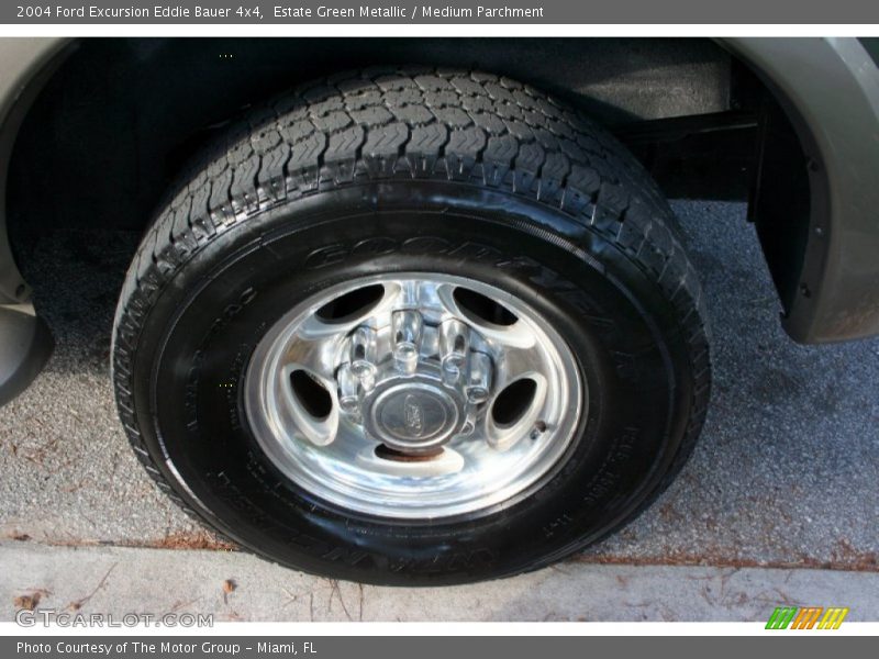 Estate Green Metallic / Medium Parchment 2004 Ford Excursion Eddie Bauer 4x4