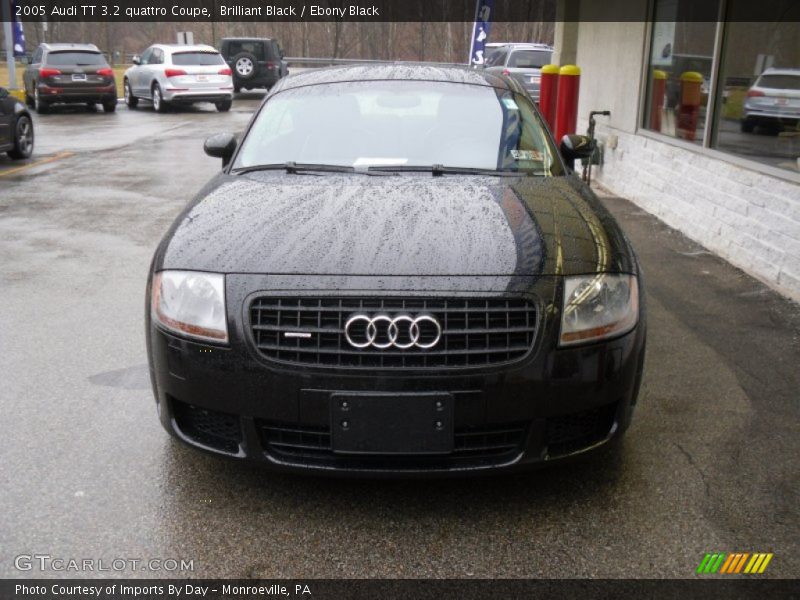 Brilliant Black / Ebony Black 2005 Audi TT 3.2 quattro Coupe