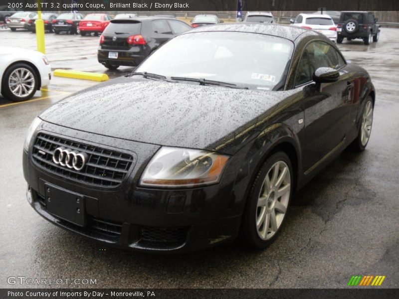 Brilliant Black / Ebony Black 2005 Audi TT 3.2 quattro Coupe
