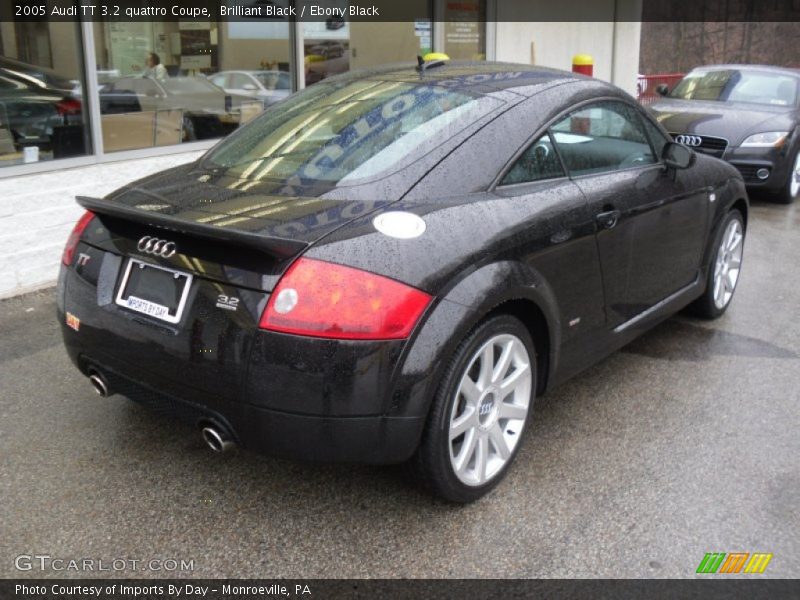 Brilliant Black / Ebony Black 2005 Audi TT 3.2 quattro Coupe