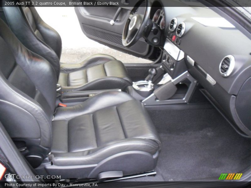  2005 TT 3.2 quattro Coupe Ebony Black Interior