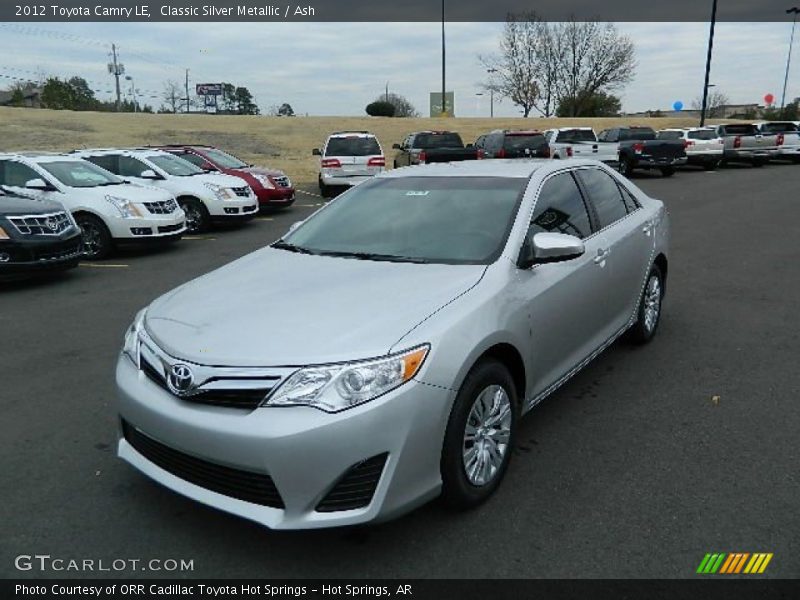 Classic Silver Metallic / Ash 2012 Toyota Camry LE
