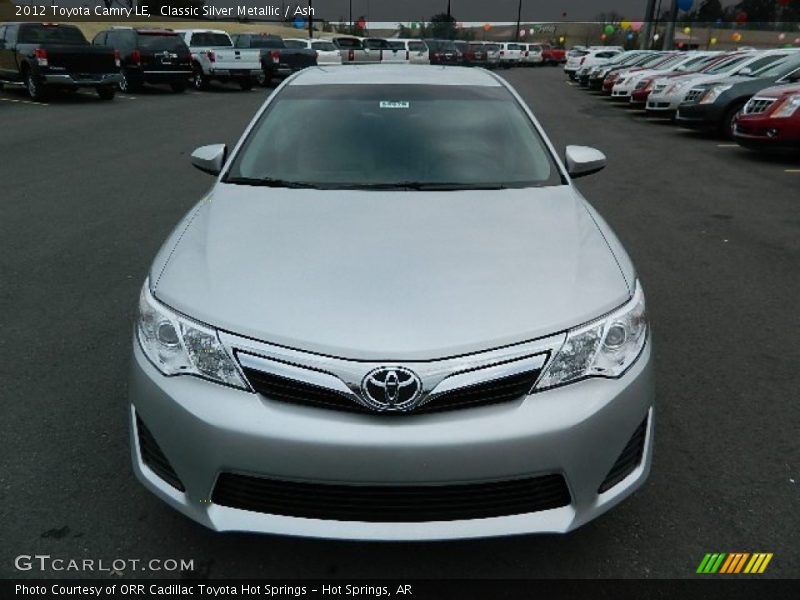 Classic Silver Metallic / Ash 2012 Toyota Camry LE