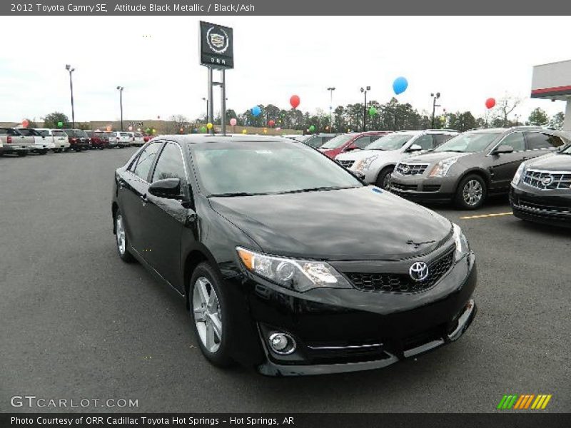 Attitude Black Metallic / Black/Ash 2012 Toyota Camry SE