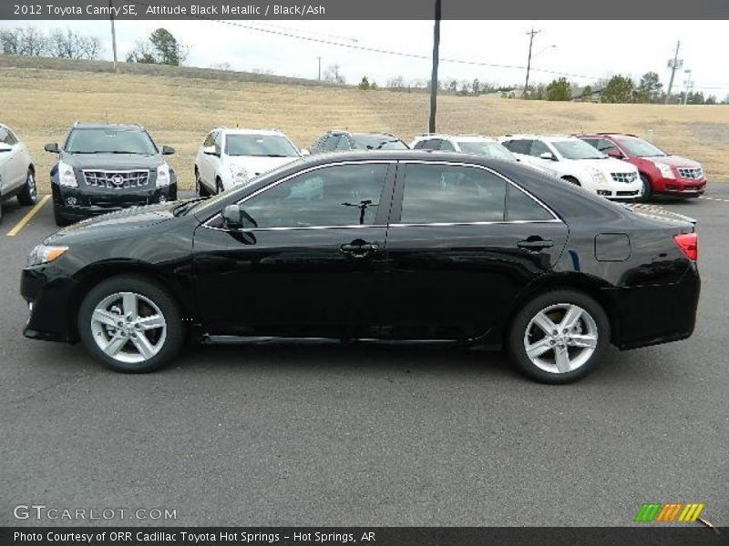 Attitude Black Metallic / Black/Ash 2012 Toyota Camry SE